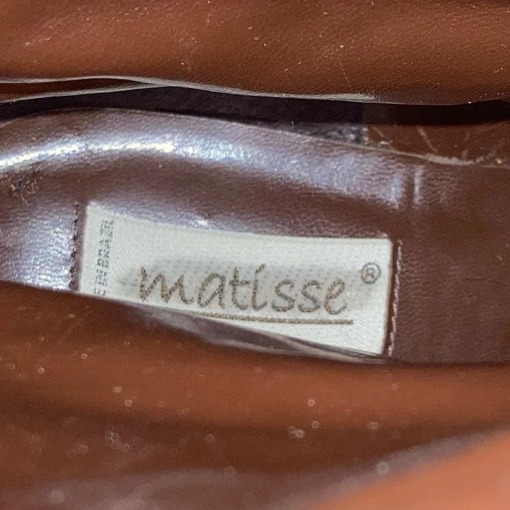Matisse Albuquerque Prairie Leather Cowboy Boots Western Brazil Brown Size 7.5 - Picture 10 of 14